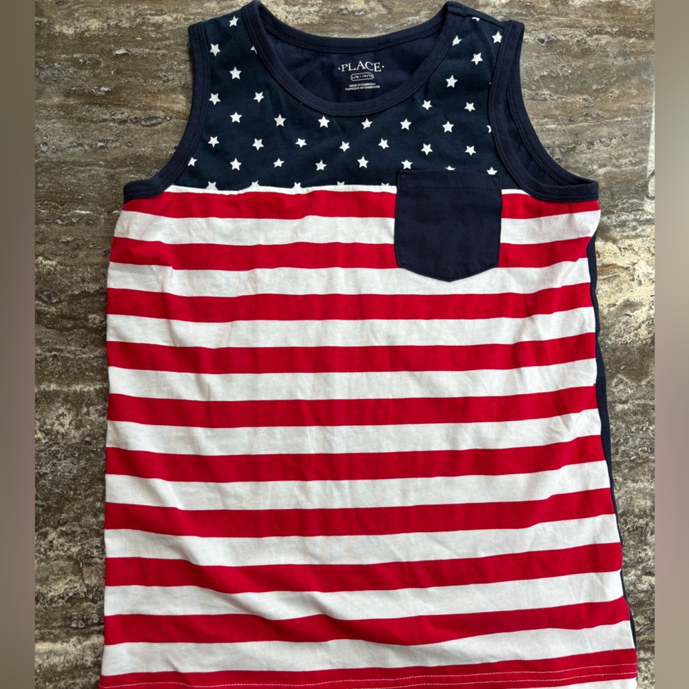 Children’s Place Patriotic Striped Kids Tank Top